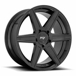 Niche 1PC - Niche Wheels M237240056+30 M237 CARINA 24x10 5x150 30mm Gloss Black - Image 1