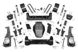 Rough Country Suspension Systems - Rough Country 10470 7.5" V2 Lift Kit for 11-19 Silverado/Sierra 2500HD/3500 - Image 1