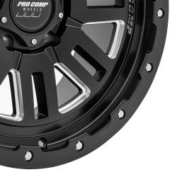 Pro Comp Wheels - Pro Comp Wheels PA61 COGNITO 18x9 5x150 0mm Satin Black/Milled PXA5161-895550 - Image 2