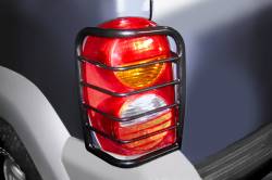 Black Horse Off Road - Black Horse 7G086106A Black Taillight Guards for 02-07 Jeep Liberty - Image 1