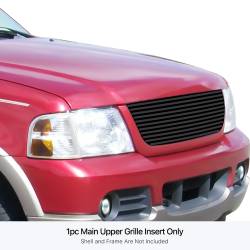 APS - APS Stainless Billet Grille Black 02-05 Ford Explorer 4DR GR06HEC31J - Image 1