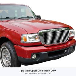 APS - APS GR06HEC42S Stainless Billet Grille-Polish 06-11 Ford Ranger - Image 1