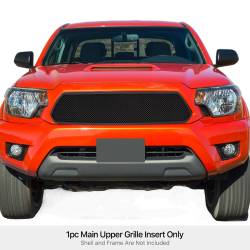 APS - APS Wire Mesh Grille Black for 12-15 Toyota Tacoma GR20GFI71H - Image 1