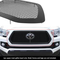 APS - APS Wire Mesh Grille Black for 18-19 Toyota Tacoma GR20GFJ31H - Image 1
