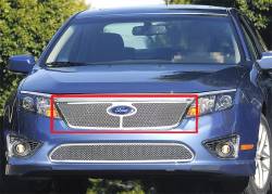 APS - APS Wire Mesh Grille-Polish 10-12 Ford Fusion GR06GFG86T - Image 1