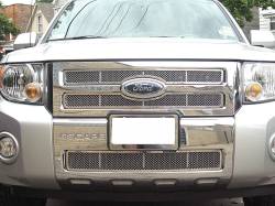 APS - APS Wire Mesh Grille-Polish 08-12 Ford Escape GR06GGH28T - Image 1