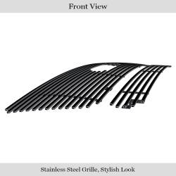 APS - APS Stainless Billet Grille Black 04-05 Ford F150 GR06FGI94J - Image 2