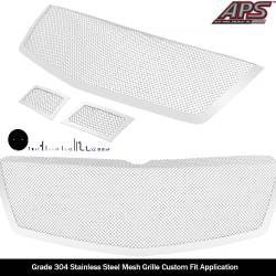 APS - APS Wire Mesh Grille-Polish 07-14 Cadillac Escalade GR01GGG40T - Image 2
