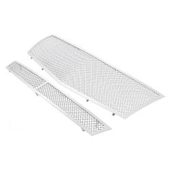 APS - APS GR01GGG68T Wire Mesh Grille Polish for 08-13 Cadillac CTS - Image 2