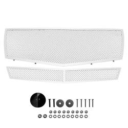 APS - APS GR01GGG68T Wire Mesh Grille Polish for 08-13 Cadillac CTS - Image 3
