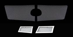 APS - APS Wire Mesh Grille-Polish 07-14 Cadillac Escalade GR01GGH25T - Image 2