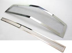 APS - APS Wire Mesh Grille-Polish 03-07 Cadillac CTS GR01GGI22T - Image 2