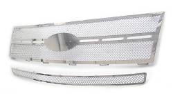 APS - APS Wire Mesh Grille-Polish 07-10 Ford Edge GR06GEB26T - Image 2