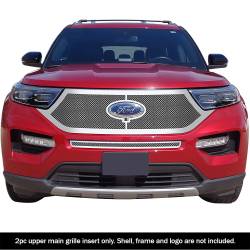 APS - APS Wire Mesh Grille-Polish 20-24 Ford Explorer ST/Line GR06GEB85T - Image 1