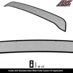 APS - APS Wire Mesh Grille Black for 19-20 Durango GT/RT/SRT GR04GFJ35H - Image 2