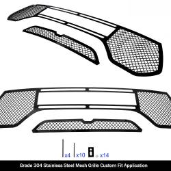 APS - APS Wire Mesh Grille Black for 21-24 Ram 1500 TRX GR04GEB31K - Image 2