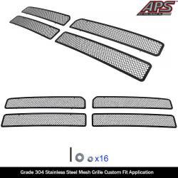 APS - APS Wire Mesh Grille Black for 94-01 Dodge Ram Trucks GR04GEG21H - Image 2