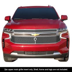 APS - APS Wire Mesh Grille-Polish 21-24 Chevrolet Tahoe High Country GR03GEB78T - Image 1