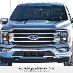 APS - APS Wire Mesh Grille Black 21-23 Ford F150 Lariat GR06GEJ78H - Image 1