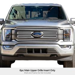 APS - APS Wire Mesh Grille-Polish 21-23 Ford F150 Lariat GR06GEJ78T - Image 1