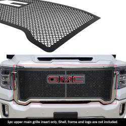 APS - APS Wire Mesh Grille Black 20-23 GMC Sierra HD SLE GR07GEA97K - Image 1