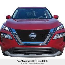 APS - APS Wire Mesh Grille Black for 21-23 Nissan Rogue GR14GEE74H - Image 1