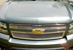 APS - APS Wire Mesh Grille-Polish 07-14 Tahoe/Suburban/Avalanche GR03GFD51T - Image 1