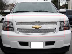 APS - APS Wire Mesh Grille-Polish 09-13 Chevrolet Tahoe Hybrid GR03GFF71T - Image 1