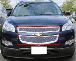 APS - APS Wire Mesh Grille-Polish 09-12 Chevrolet Traverse GR03GFG40T - Image 1