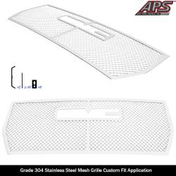 APS - APS Wire Mesh Grille-Polish 21-22 GMC Canyon Elevation/AT4 GR07GEJ49S - Image 2