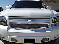 APS - APS Wire Mesh Grille-Polish 07-14 Tahoe/Suburban/Avalanche GR03GGI19T - Image 1