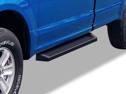 APS - APS IRunning Running Boards Black 15-25 F150/Super Duty Reg IB06RAH9B - Image 1