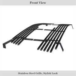 APS - APS Stainless Billet Grille Black 03-05 Silverado 1500/HD GR03HEC17J - Image 2