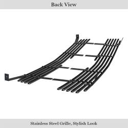 APS - APS Stainless Billet Grille Black 03-05 Silverado 1500/HD GR03HEC17J - Image 3