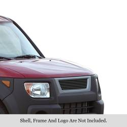 APS - APS Stainless Billet Grille Black 03-06 Honda Element GR08HGA01J - Image 1