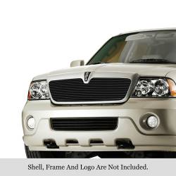 APS - APS Stainless Billet Grille Black 03-06 Lincoln Navigator GR12FFE44J - Image 1