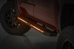 Rough Country Suspension Systems - Rough Country 57008 AC2 LED Running Boards Black for 22-26 Toyota Tundra CrewMax - Image 2