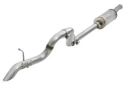 aFe 49-48075 Mach Force XP 2.5" Axle-Back Exhaust System for 18-25 Wrangler JL