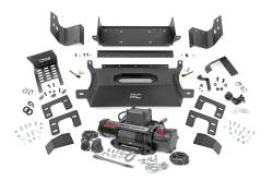Rough Country 51058 Front Hidden Winch Mount Kit w/Winch for 21-26 Ford Bronco