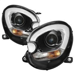 Spyder Auto - Spyder Auto 5083449 Light Bar Headlights Black/Clear for 11-15 Mini Countryman - Image 1