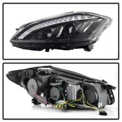 Spyder Auto - Spyder Auto 5083890 DRL LED Projector Headlights for 07-09 S450 S550 S600 - Image 3