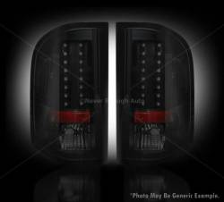 Recon - Recon 264175BK Chevy Silverado & GMC Sierra LED Taillights Smoked Lens - Image 1
