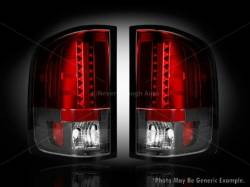 Recon - Recon 264189RD GMC Sierra New Body Style LED Taillights Red Lens - Image 1