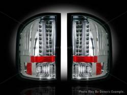 Recon - Recon 264175CL Chevy Silverado & GMC Sierra LED Taillights Clear Lens - Image 1