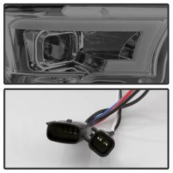 Spyder Auto - Spyder Auto 5083678 DRL LED Projector Headlights for 15-17 Ford F150 - Image 4