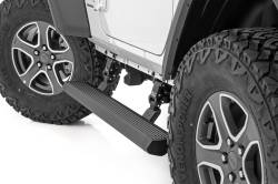 Rough Country Suspension Systems - Rough Country PSR61030 Power Running Boards Black for 18-26 Wrangler JL 2DR - Image 1