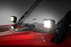Rough Country Suspension Systems - Rough Country 92035 A-Pillar 2" LED Pod Ditch Light Kit for Honda Talon 1000 - Image 2