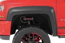 Rough Country Suspension Systems - Rough Country F-C11412B-GBA Black Pocket Fender Flares 14-18 Silverado 1500 & HD - Image 5