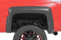Rough Country Suspension Systems - Rough Country F-C11412B-GBA Black Pocket Fender Flares 14-18 Silverado 1500 & HD - Image 6