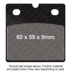 EBC Motorcycle Brakes - EBC Motorcycle Brakes FA77 Organic FA Series Pads - Image 1
